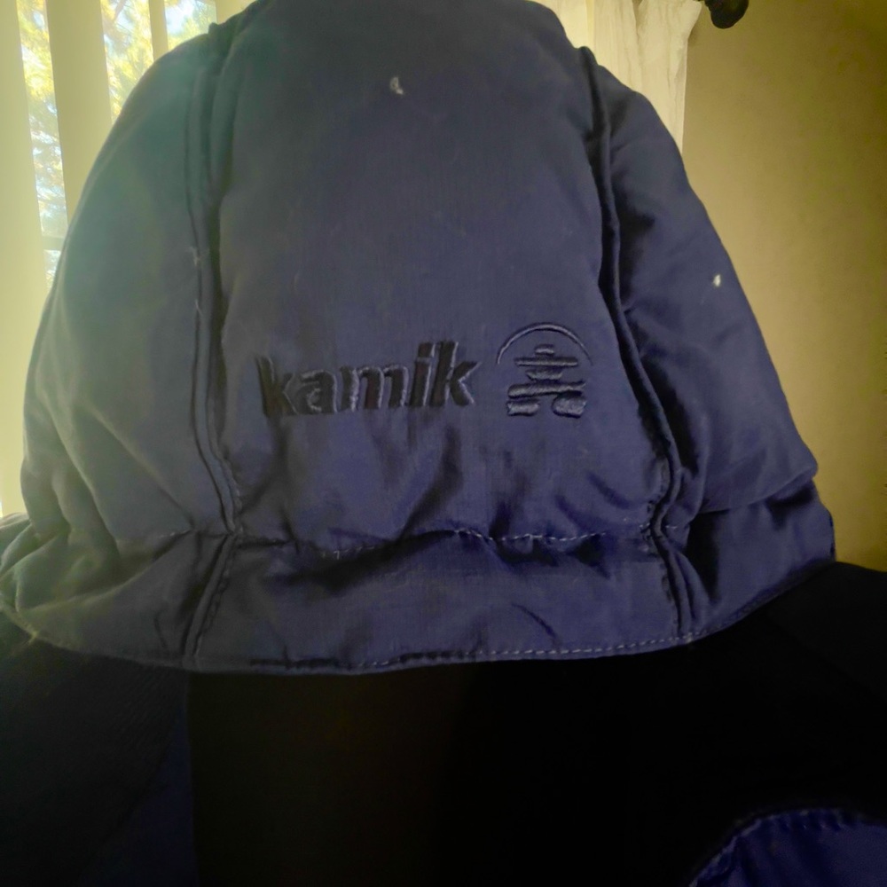 Kamik Women's Navy Goose Filled Puffer Jacket - Picture 4 of 13